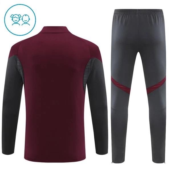 Arsenal Sudadera De Entrenamiento Niño Cremallera Cuarto 25/26 Roja