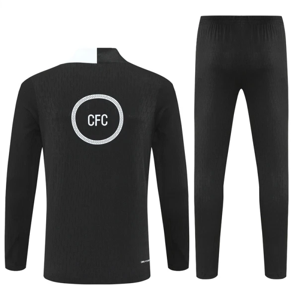 Chelsea Sudadera De Entrenamiento Hombre Cremallera Cuarto 25/26 Negra