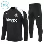 Chelsea Sudadera De Entrenamiento Niño Cremallera Cuarto 25/26 Negra