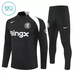 Chelsea Sudadera De Entrenamiento Niño Cremallera Cuarto 25/26 Negra