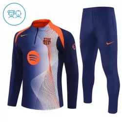 FC Barcelona Sudadera De Entrenamiento Niño Cremallera Cuarto 25/26 Azul
