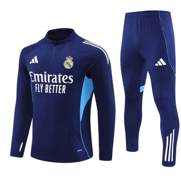 Real Madrid Sudadera De Entrenamiento Hombre Cremallera Cuarto 25/26 Navy