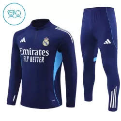 Real Madrid Sudadera De Entrenamiento Niño Cremallera Cuarto 25/26 Navy