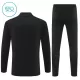 Real Madrid Sudadera De Entrenamiento Niño Cremallera Cuarto 25/26 Negra