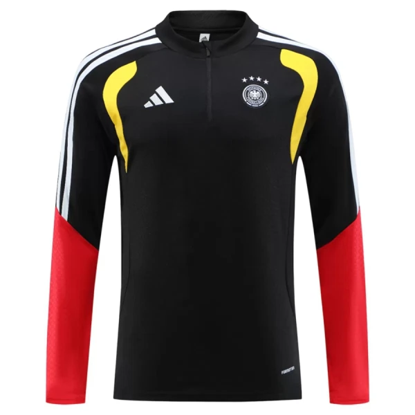 Alemania Sudadera De Entrenamiento Hombre Cremallera Cuarto 26/27 Negra