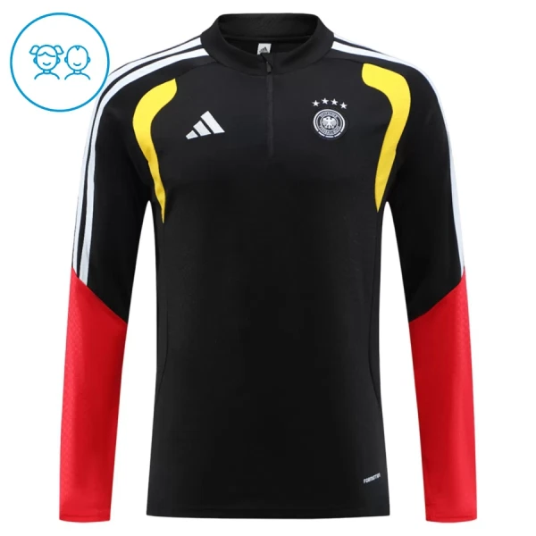 Alemania Sudadera De Entrenamiento Niño Cremallera Cuarto 26/27 Negra