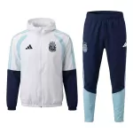 Argentina Chaqueta De Entrenamiento Con Capucha Hombre 26/27 Blanca