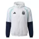Argentina Chaqueta De Entrenamiento Con Capucha Hombre 26/27 Blanca