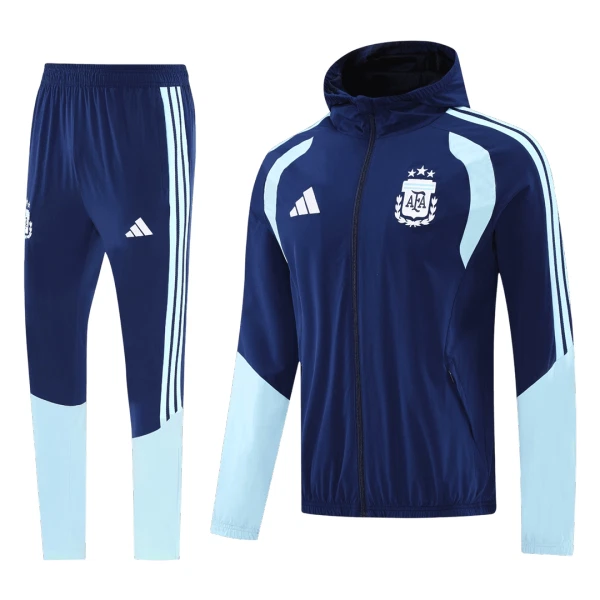 Argentina Chaqueta De Entrenamiento Con Capucha Hombre 26/27 Navy