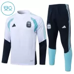 Argentina Sudadera De Entrenamiento Niño Cremallera Cuarto 26/27 Blanca