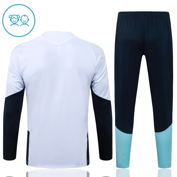 Argentina Sudadera De Entrenamiento Niño Cremallera Cuarto 26/27 Blanca