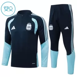 Argentina Sudadera De Entrenamiento Niño Cremallera Cuarto 26/27 Navy