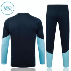 Argentina Sudadera De Entrenamiento Niño Cremallera Cuarto 26/27 Navy