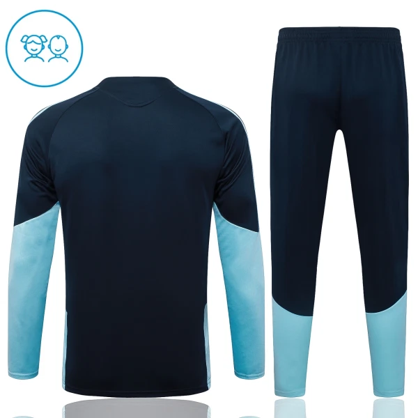 Argentina Sudadera De Entrenamiento Niño Cremallera Cuarto 26/27 Navy