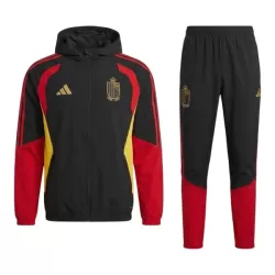 Bélgica Chaqueta De Entrenamiento Con Capucha Hombre 26/27 Negra