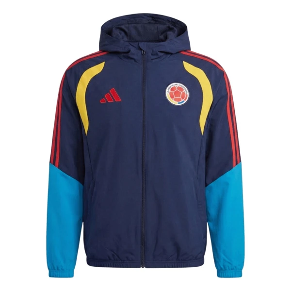 Colombia Chaqueta De Entrenamiento Con Capucha Hombre 26/27 Navy