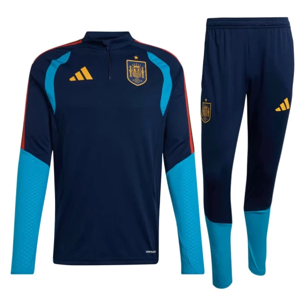 España Sudadera De Entrenamiento Hombre Cremallera Cuarto 26/27 Navy