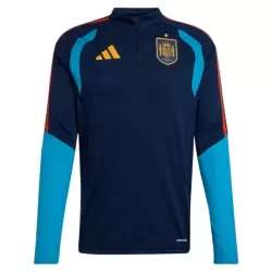España Sudadera De Entrenamiento Hombre Cremallera Cuarto 26/27 Navy