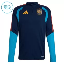 España Sudadera De Entrenamiento Niño Cremallera Cuarto 26/27 Navy