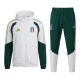 Italia Chaqueta De Entrenamiento Con Capucha Hombre 26/27 Blanca Italia Chaqueta De Entrenamiento Con Capucha Hombre 26/27 Blanca