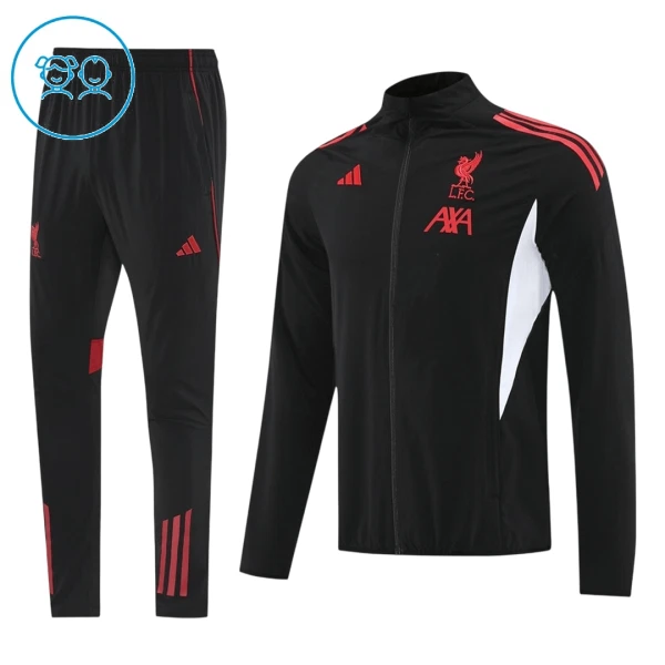 Liverpool Conjunto De Chaqueta De Entrenamiento Niño 25/26 Negra