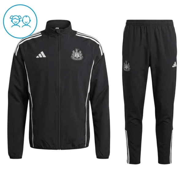 Newcastle United Conjunto De Chaqueta De Entrenamiento Niño 25/26 Negra