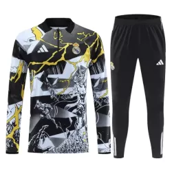 Real Madrid Marvel Sudadera De Entrenamiento Hombre Cremallera Cuarto 26/27 Negra