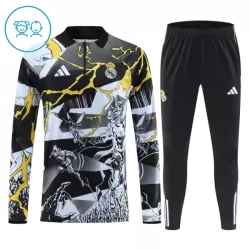 Real Madrid Marvel Sudadera De Entrenamiento Niño Cremallera Cuarto 26/27 Negra