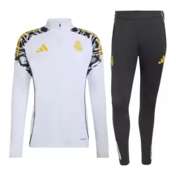 Real Madrid Sudadera De Entrenamiento Hombre Cremallera Cuarto 26/27 Blanca