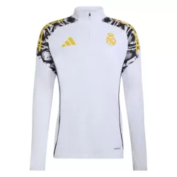Real Madrid Sudadera De Entrenamiento Hombre Cremallera Cuarto 26/27 Blanca