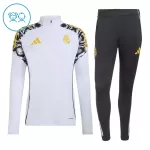 Real Madrid Sudadera De Entrenamiento Niño Cremallera Cuarto 26/27 Blanca