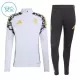Real Madrid Sudadera De Entrenamiento Niño Cremallera Cuarto 26/27 Blanca