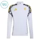 Real Madrid Sudadera De Entrenamiento Niño Cremallera Cuarto 26/27 Blanca