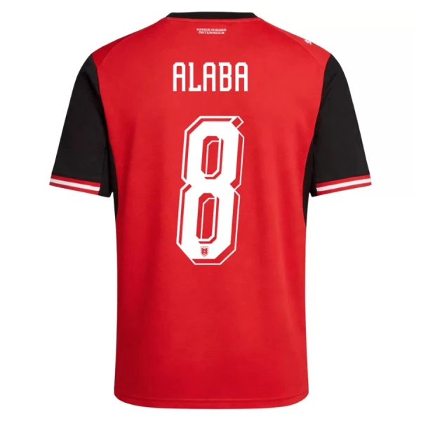 Camiseta Austria Alaba 8 Hombre Primera Mundial 2026