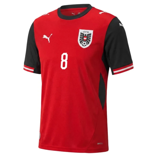 Camiseta Austria Alaba 8 Hombre Primera Mundial 2026