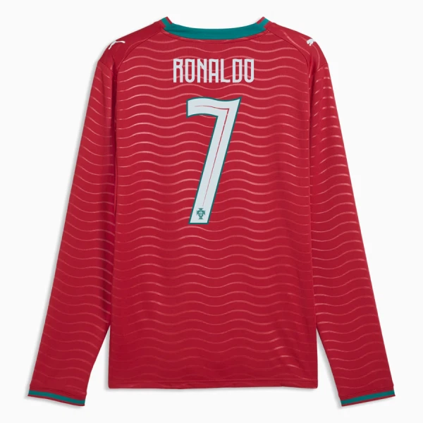 Camiseta Manga Larga Portugal Ronaldo 7 Hombre Primera Mundial 2026