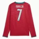 Camiseta Manga Larga Portugal Ronaldo 7 Hombre Primera Mundial 2026