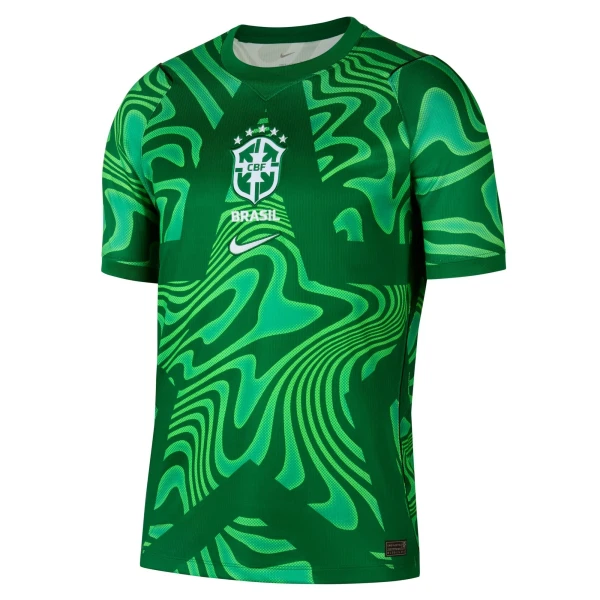 Camiseta Portero Brasil Hombre Primera Mundial 2026 Verde
