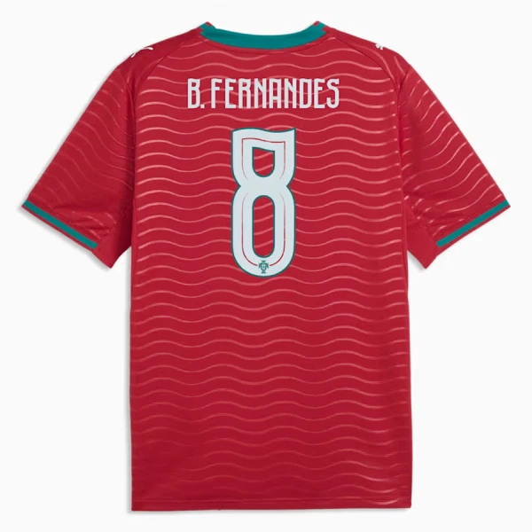 Camiseta Portugal Bruno Fernandes 8 Hombre Primera Mundial 2026