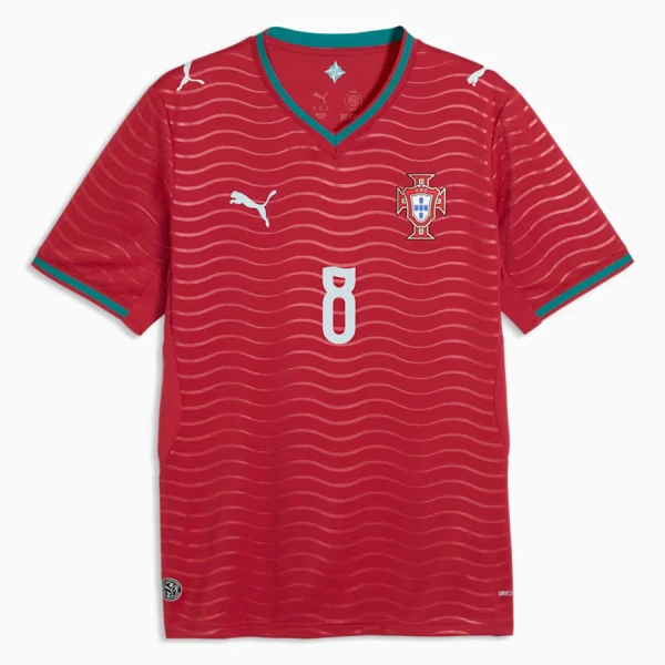 Camiseta Portugal Bruno Fernandes 8 Hombre Primera Mundial 2026