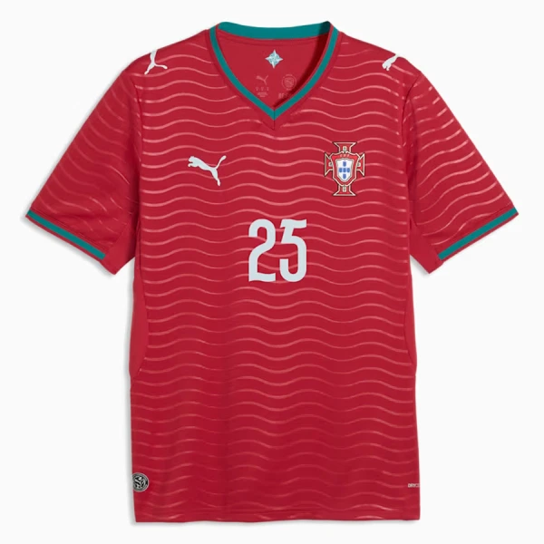 Camiseta Portugal Nuno Mendes 25 Hombre Primera Mundial 2026