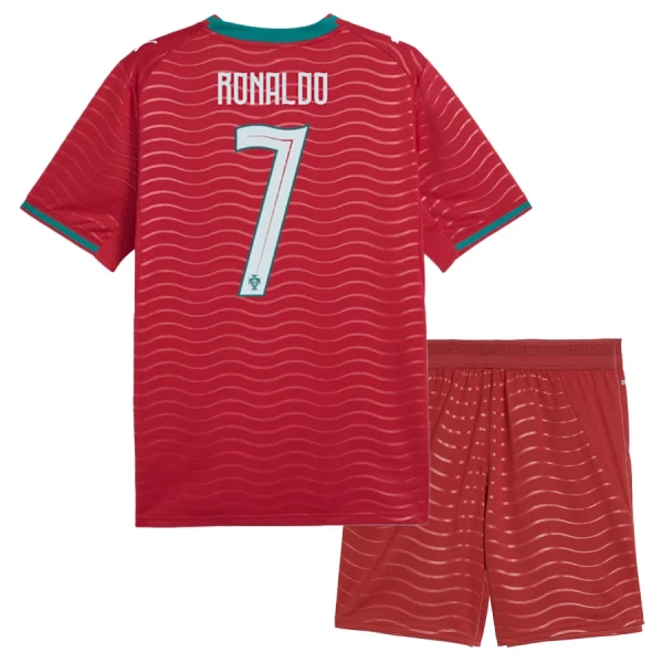 Conjunto Portugal Ronaldo 7 Niño Primera Mundial 2026