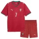 Conjunto Portugal Ronaldo 7 Niño Primera Mundial 2026
