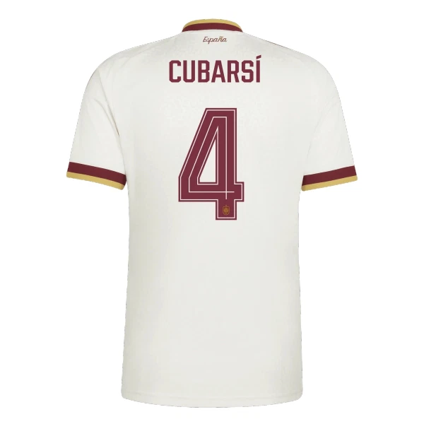 Camiseta España Cubarsi 4 Hombre Segunda Mundial 2026