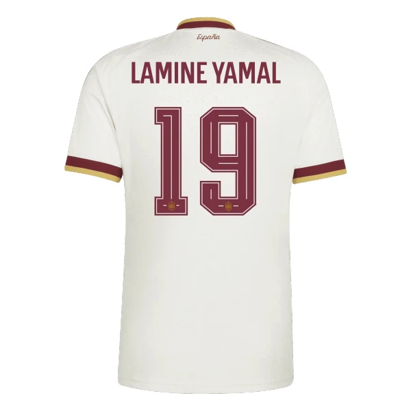 Camiseta España Lamine Yamal 19 Hombre Segunda Mundial 2026 Camiseta España Lamine Yamal 19 Hombre Segunda Mundial 2026