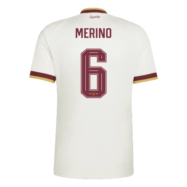 Camiseta España Merino 6 Hombre Segunda Mundial 2026