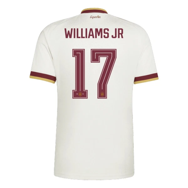 Camiseta España Williams JR 17 Hombre Segunda Mundial 2026
