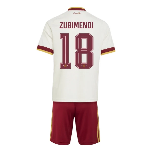 Conjunto España Zubimendi 18 Niño Segunda Mundial 2026