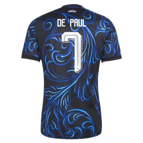 Camiseta Argentina De Paul 7 Hombre Segunda Mundial 2026