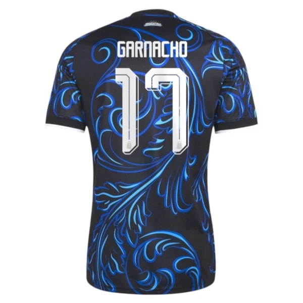 Camiseta Argentina Garnacho 17 Hombre Segunda Mundial 2026